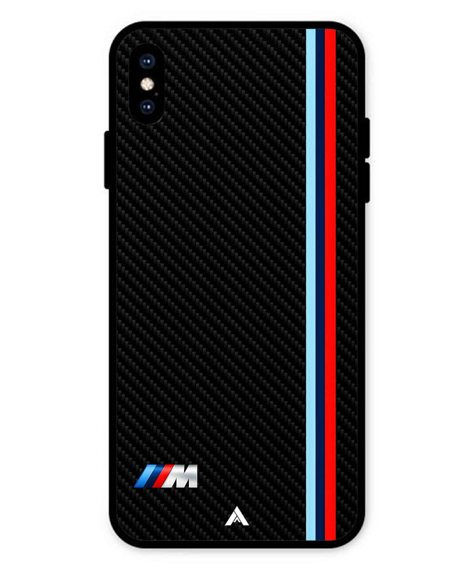 BMW Car Logo 1 Metal Back Cover Phone Case for iPhone Xs Max