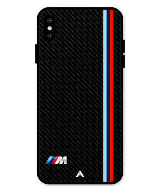BMW Car Logo 1 Metal Back Cover Phone Case for iPhone Xs Max