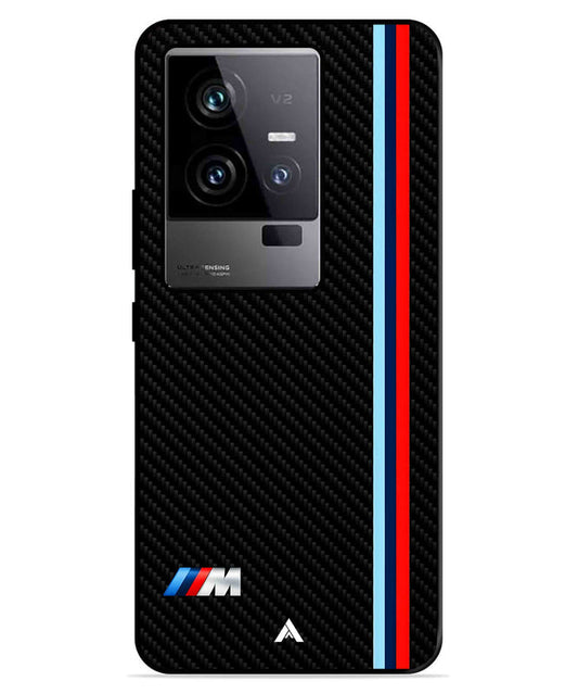 BMW Car Logo 1 Metal Back Cover Phone Case for iQOO 11
