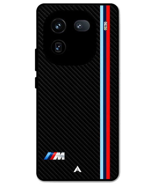 BMW Car Logo 1 Metal Back Cover Phone Case for iQOO 12