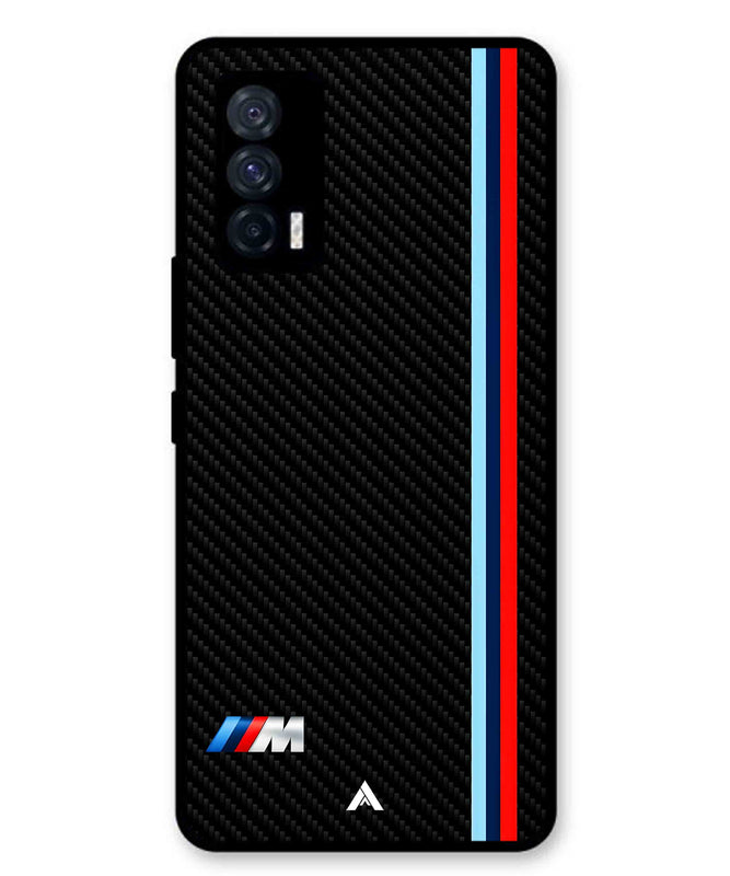 BMW Car Logo 1 Metal Back Cover Phone Case for iQOO 7