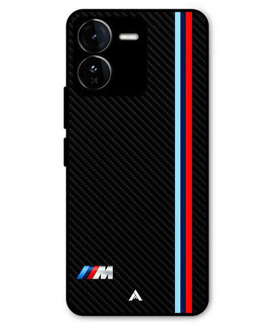 BMW Car Logo 1 Metal Back Cover Phone Case for iQOO Z9