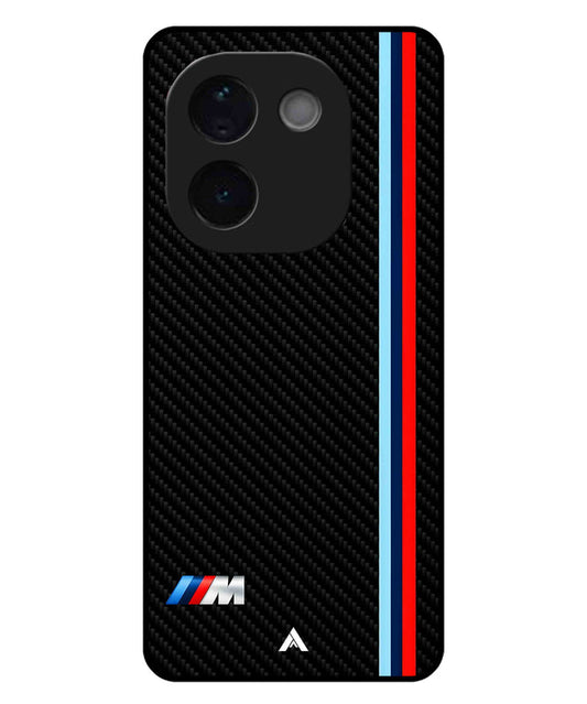 BMW Car Logo 1 Metal Back Cover Phone Case for iQOO Z9s Pro