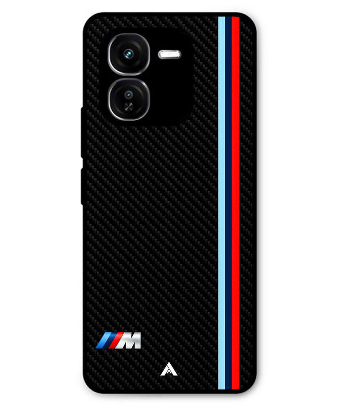 BMW Car Logo 1 Metal Back Cover Phone Case for iQOO Z9x
