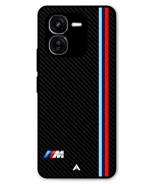 BMW Car Logo 1 Metal Back Cover Phone Case for iQOO Z9x
