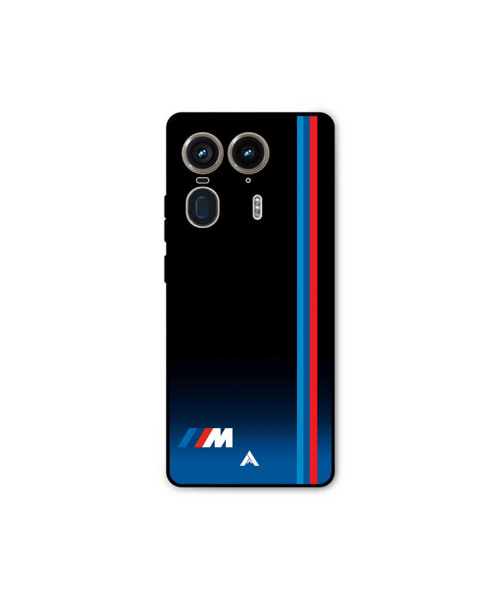 BMW Car Logo 4 Metal Back Cover Phone Case for Moto Edge 50 Ultra