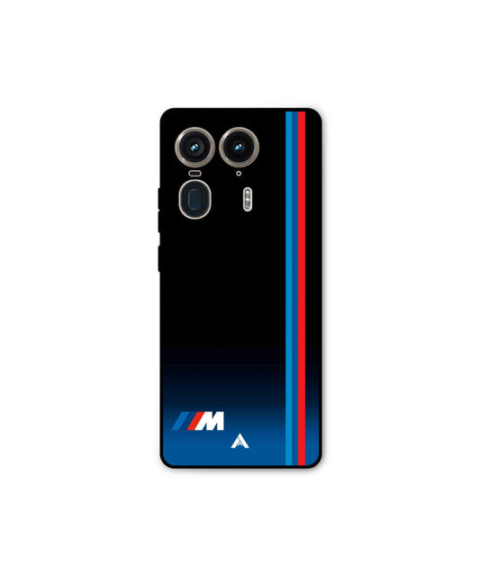 BMW Car Logo 4 Metal Back Cover Phone Case for Moto Edge 50 Ultra