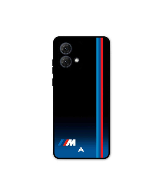 BMW Car Logo 4 Metal Back Cover Phone Case for Moto G84