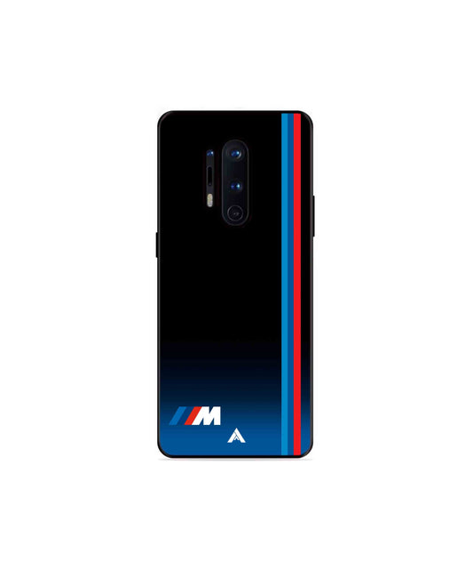 BMW Car Logo 4 Metal Back Cover Phone Case for Oneplus 8 Pro