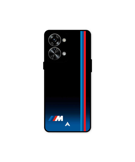 BMW Car Logo 4 Metal Back Cover Phone Case for Oneplus Nord 2T