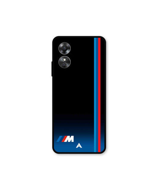 BMW Car Logo 4 Metal Back Cover Phone Case for Oppo A17