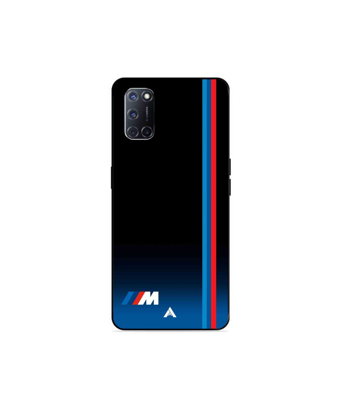 BMW Car Logo 4 Metal Back Cover Phone Case for Oppo A52