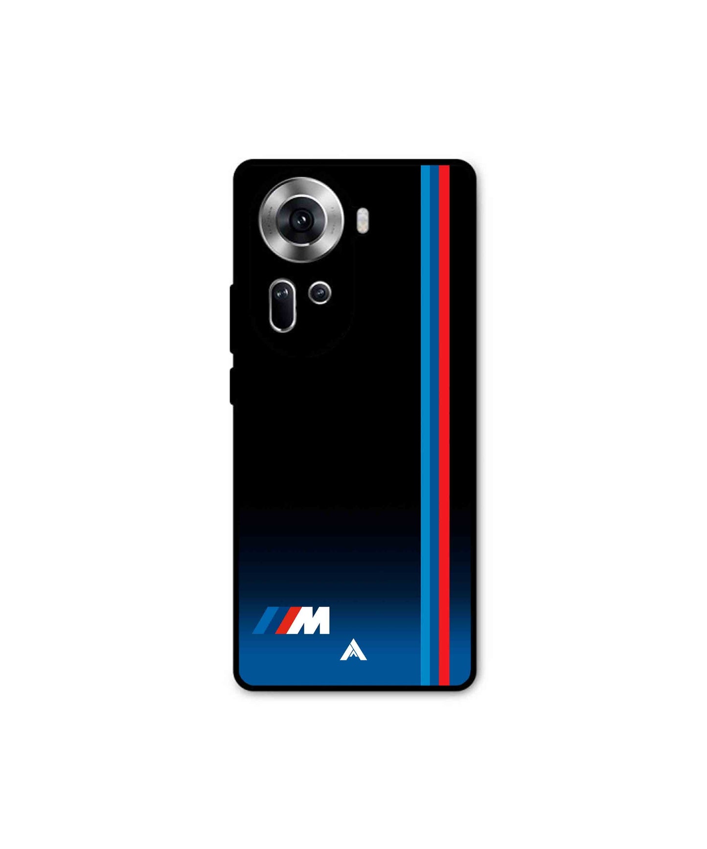 BMW Car Logo 4 Metal Back Cover Phone Case for Oppo Reno 11