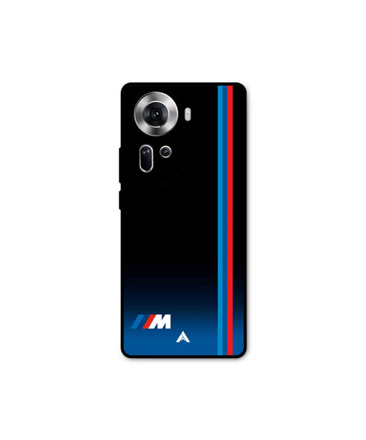 BMW Car Logo 4 Metal Back Cover Phone Case for Oppo Reno 11