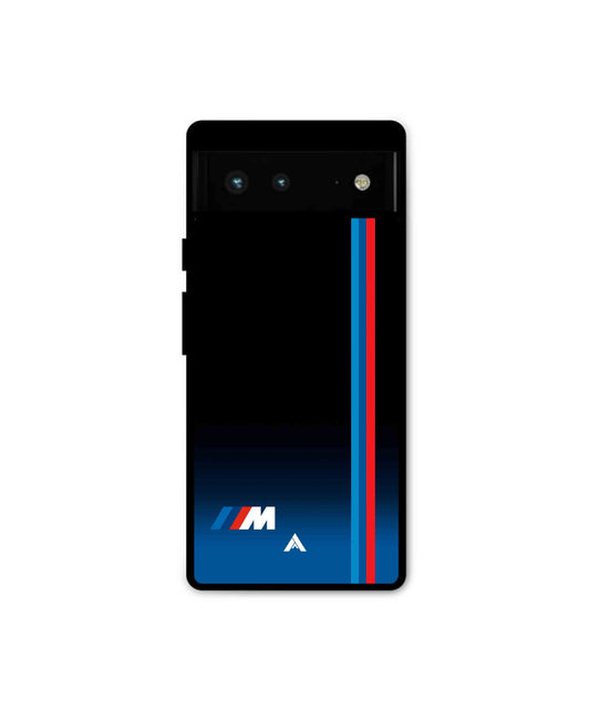 BMW Car Logo 4 Metal Back Cover Phone Case for Pixel 7 Pro
