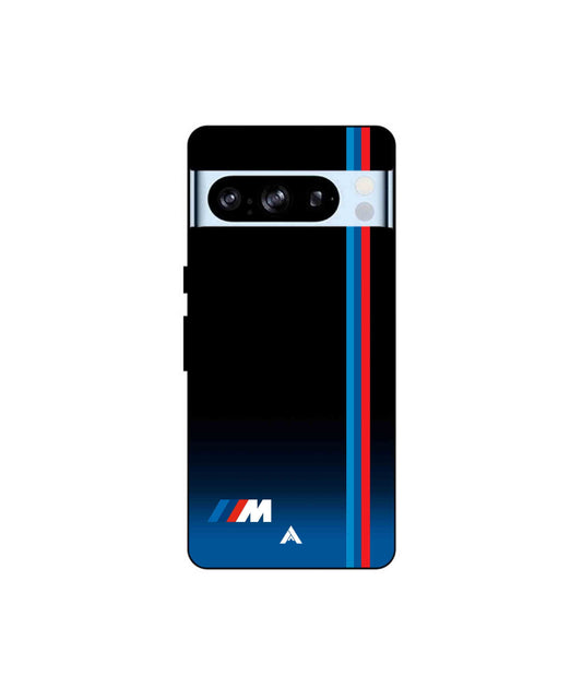 BMW Car Logo 4 Metal Back Cover Phone Case for Pixel 8 Pro