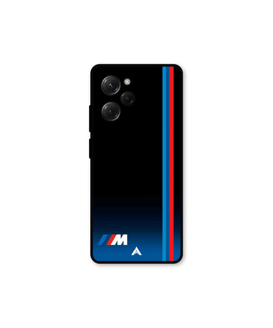 BMW Car Logo 4 Metal Back Cover Phone Case for Poco X5 Pro