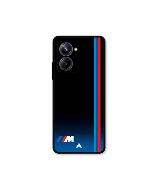 BMW Car Logo 4 Metal Back Cover Phone Case for Realme 10 Pro