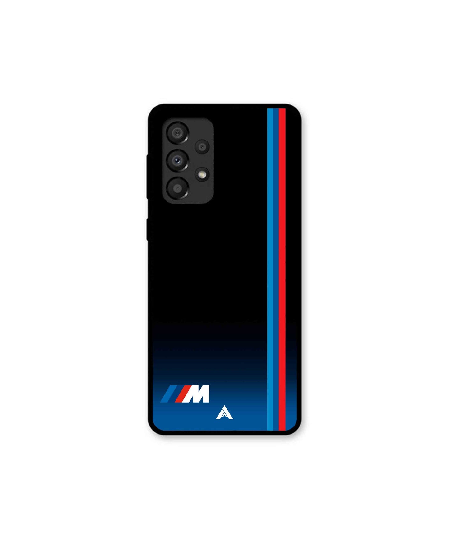 BMW Car Logo 4 Metal Back Cover Phone Case for Samsung Galaxy A33 5G
