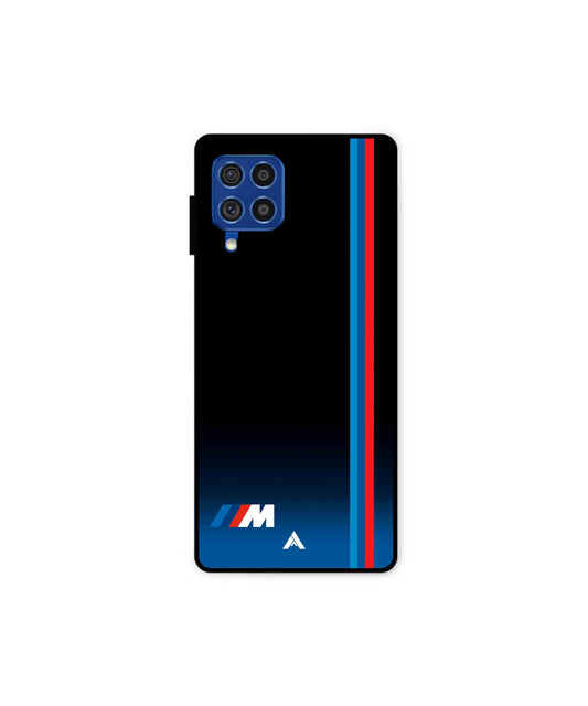 BMW Car Logo 4 Metal Back Cover Phone Case for Samsung Galaxy F62