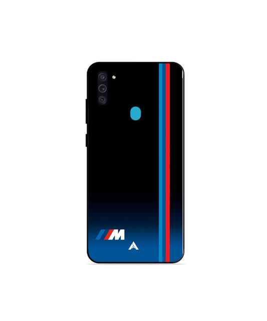BMW Car Logo 4 Metal Back Cover Phone Case for Samsung Galaxy M11