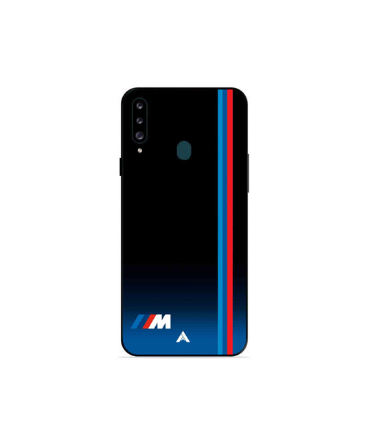 BMW Car Logo 4 Metal Back Cover Phone Case for Samsung Galaxy M30