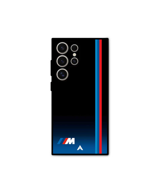 BMW Car Logo 4 Metal Back Cover Phone Case for Samsung Galaxy S24 Ultra