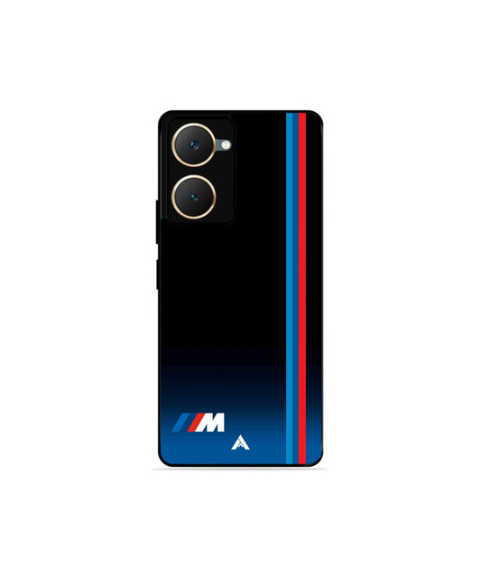 BMW Car Logo 4 Metal Back Cover Phone Case for Vivo T3 Lite