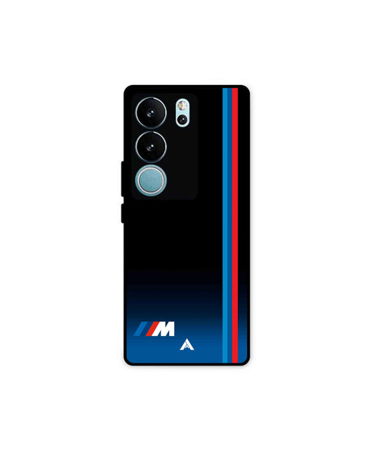 BMW Car Logo 4 Metal Back Cover Phone Case for Vivo v29 Pro