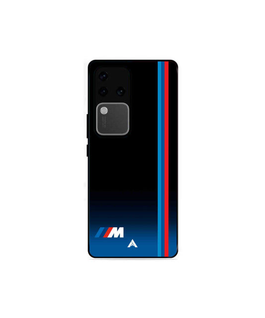 BMW Car Logo 4 Metal Back Cover Phone Case for Vivo v30 Pro
