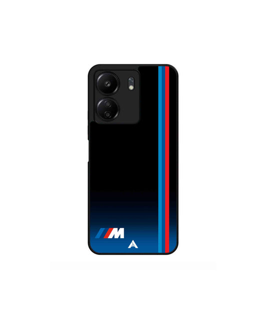 BMW Car Logo 4 Metal Back Cover Phone Case for Xiaomi Redmi 13C 4G