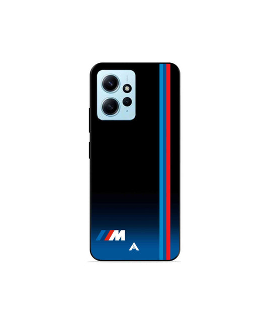 BMW Car Logo 4 Metal Back Cover Phone Case for Xiaomi Redmi Note 12 4G