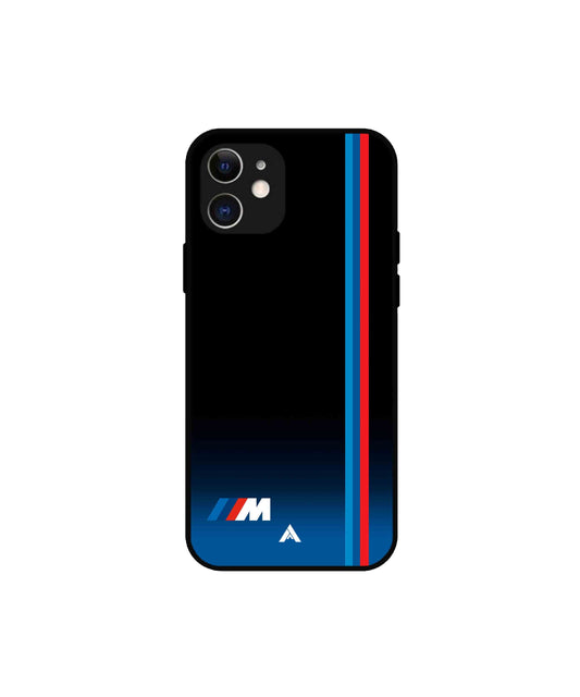 BMW Car Logo 4 Metal Back Cover Phone Case for iPhone 12