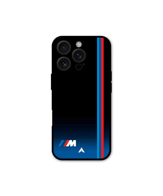 BMW Car Logo 4 Metal Back Cover Phone Case for iPhone 13 Pro
