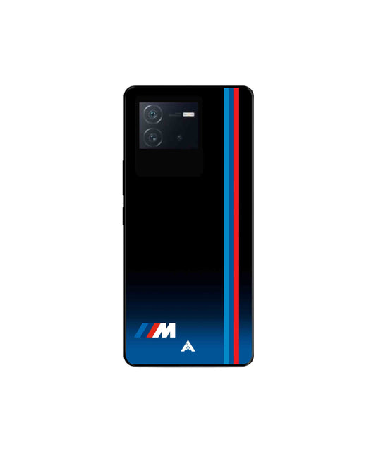 BMW Car Logo 4 Metal Back Cover Phone Case for iQOO Neo 6