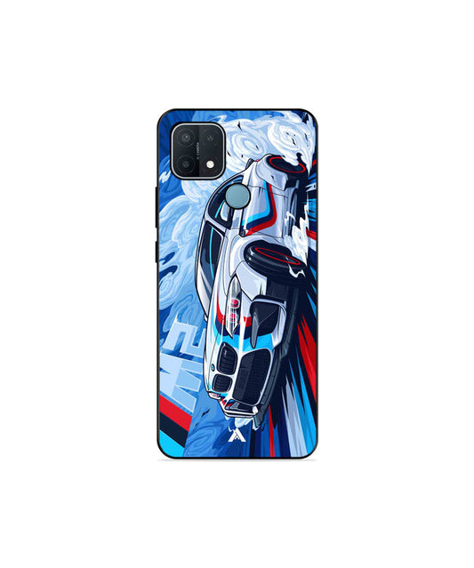 BMW M2 Metal Back Cover Phone Case for OPPO A15