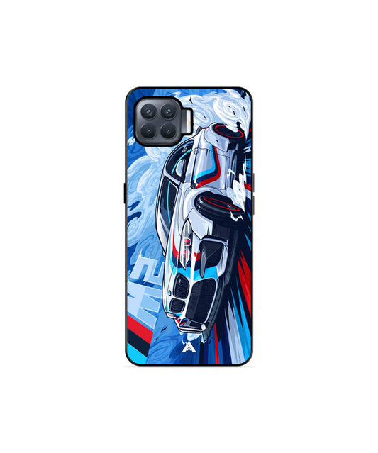 BMW M2 Metal Back Cover Phone Case for Oppo F17 Pro