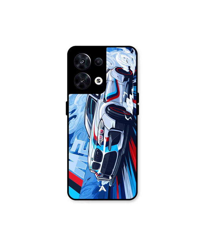 BMW M2 Metal Back Cover Phone Case for Oppo Reno 10 Pro