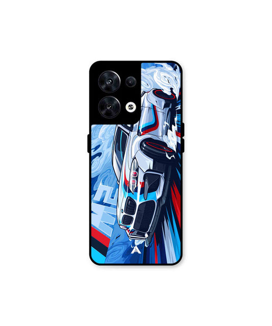 BMW M2 Metal Back Cover Phone Case for Oppo Reno 10 Pro