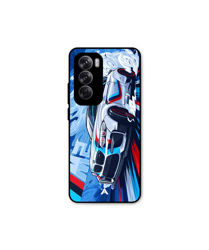 BMW M2 Metal Back Cover Phone Case for Oppo Reno 12