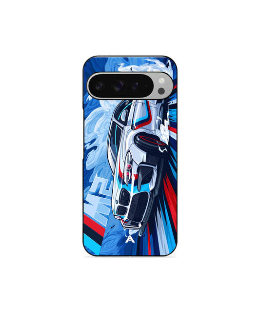 BMW M2 Metal Back Cover Phone Case for Piel 9 Pro
