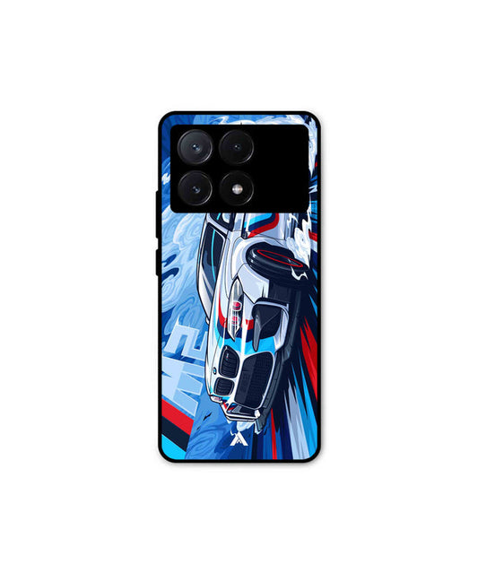 BMW M2 Metal Back Cover Phone Case for Poco X6 Pro