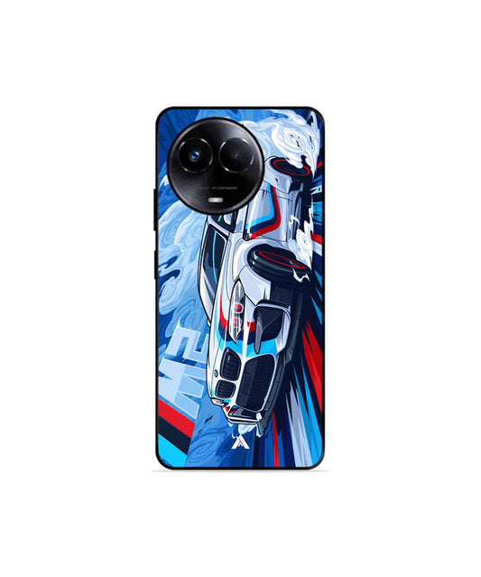 BMW M2 Metal Back Cover Phone Case for Realme 11 5G