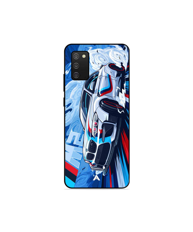 BMW M2 Metal Back Cover Phone Case for Samsung Galaxy A03s