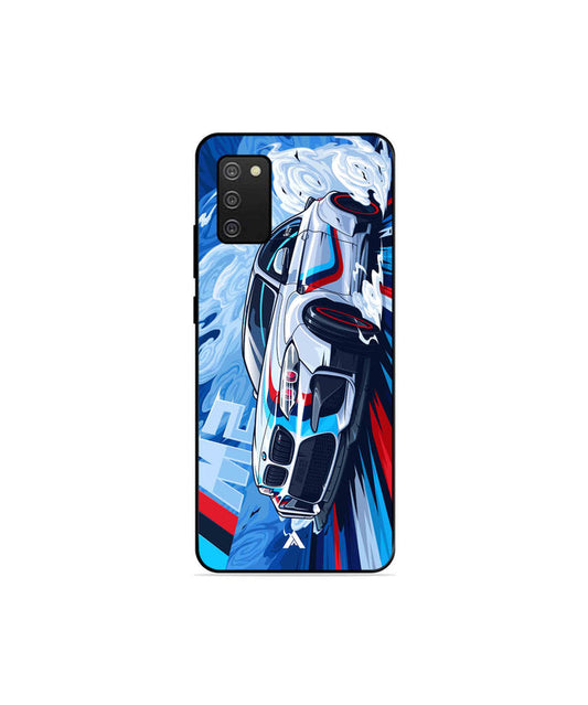 BMW M2 Metal Back Cover Phone Case for Samsung Galaxy A03s