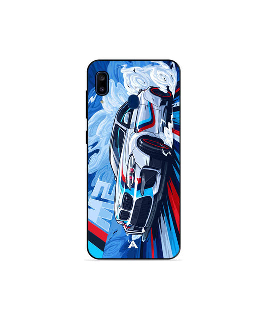 BMW M2 Metal Back Cover Phone Case for Samsung Galaxy A20