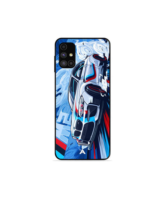 BMW M2 Metal Back Cover Phone Case for Samsung Galaxy M31s