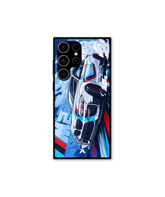 BMW M2 Metal Back Cover Phone Case for Samsung Galaxy S23 Ultra