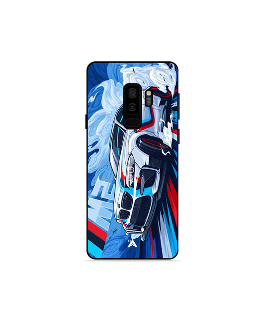 BMW M2 Metal Back Cover Phone Case for Samsung Galaxy S9 Plus