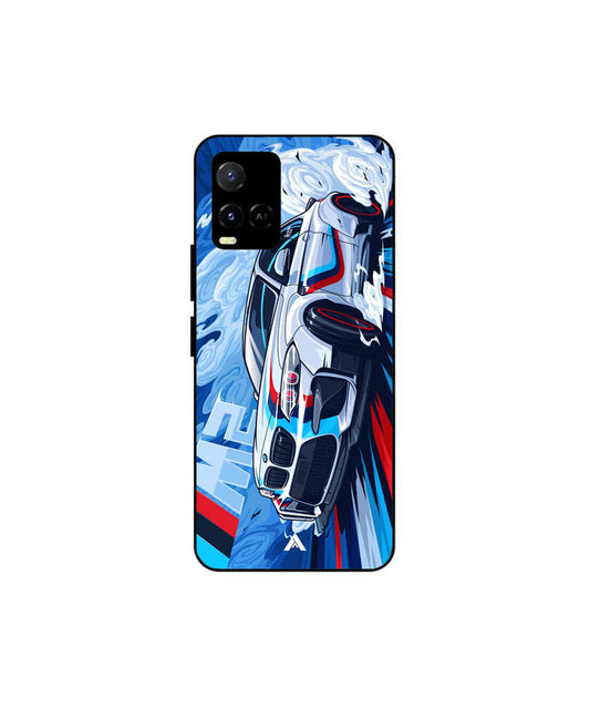 BMW M2 Metal Back Cover Phone Case for Vivo Y33s
